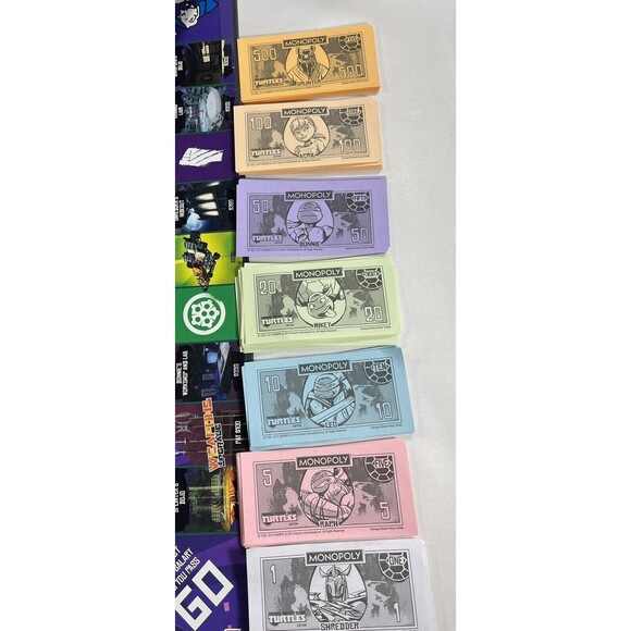 Monopoly TMNT Nickelodeon 2014 Teenage Mutant Ninja Turtles Board Game - Picture 5 of 12